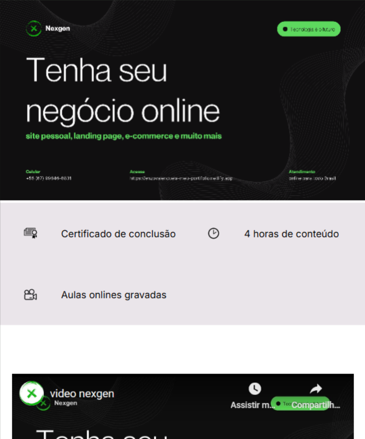 Imagem de apresentação do projeto Landing Page