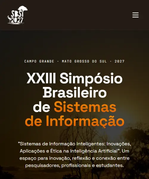 Imagem do projeto SBSI Landing Page